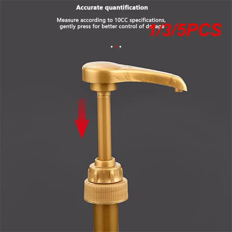 1/3/5ks kávový dávkovač sirup čerpadlo čerpadlo mlieko čaj Prenosný moninový sirup džús fľaše Dispenser Pump Kuchynské náradie