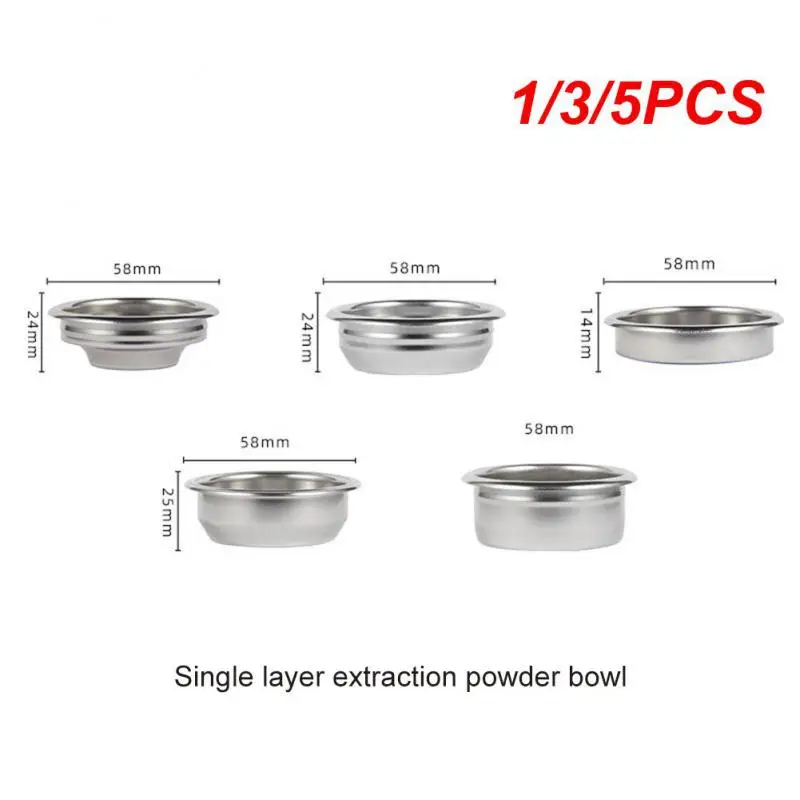 1/3/5ks kávový košík IMS košík 58 mm 54 mm 51 mm Portafilter Basket pre de longhi 1/2/4cup pre kávu DeLonghi Breville Coffee