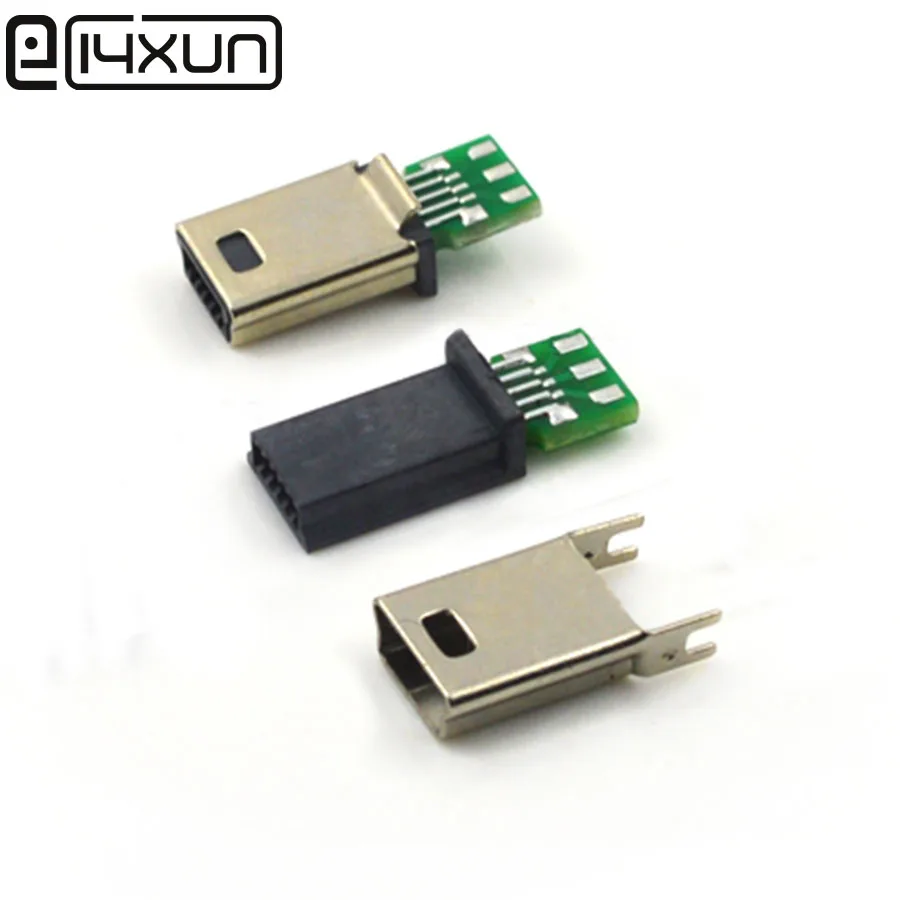 1/3/5ks Mini USB Socket Mini 10pin s konektorom zostavy dosky obvodu 10p