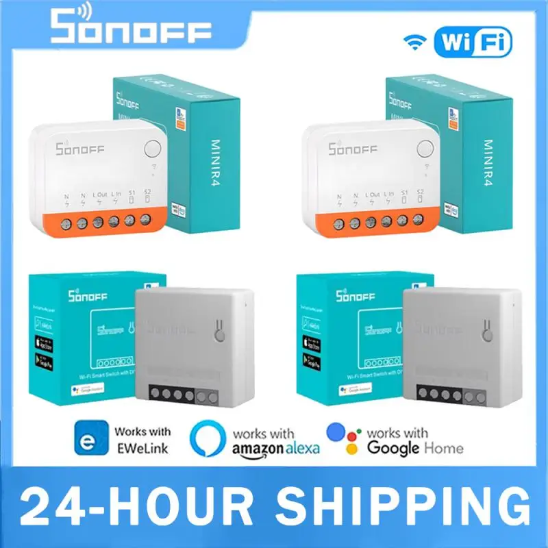 1/3 / 5ks Sonoff R4 / R3 / R2 Mini WiFi Switch Mini Extreme Smart Home Modul Voice Diaľkové ovládanie Alexa Google Home Alice Alice