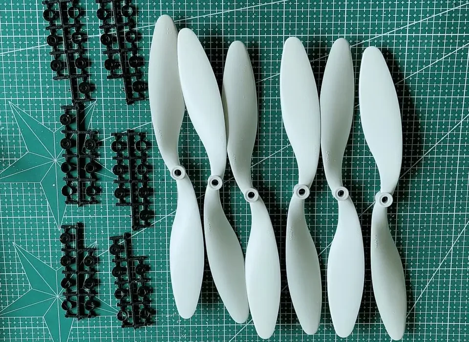 1-3 páry Originálne FC 10x4.7 PREPRAVA DRIVE Drive White PVC PREDNÁVOSŤ ELEKTRICKÝ 1047 1047R CW CCW pre RC lietadlo DJI DRONE