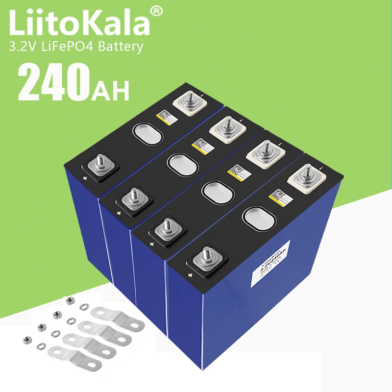 1-32ks liitokala 3.2v240AH LIFEPO4 batéria Vysoko výkonná DIY 12V 24V 240AH Elektrický automobil RV Golfový košík Solárna jachta LifePo4 batéria