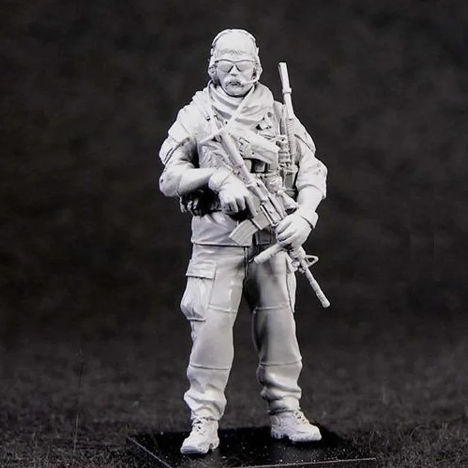 1/35 Commo Geek, SF Com. Sgt, ​​vojak postavy modelu živicového modelu, GK, vojenské témy, nezmenená a nenatretá súprava