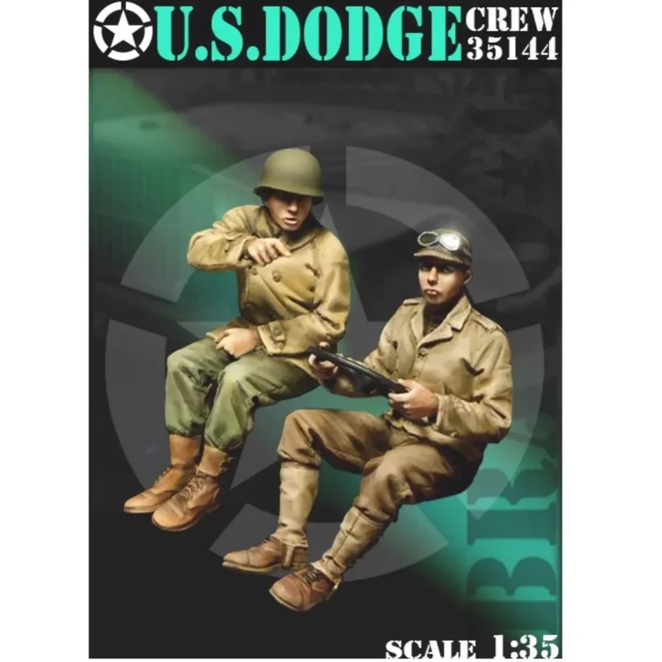 1/35 Modelová modelová súprava na zostavenie živicovej hodnoty 2 US Soldier 2 osoby Miniatúrne GK nezasiahnuté neobsadené prepravy zdarma