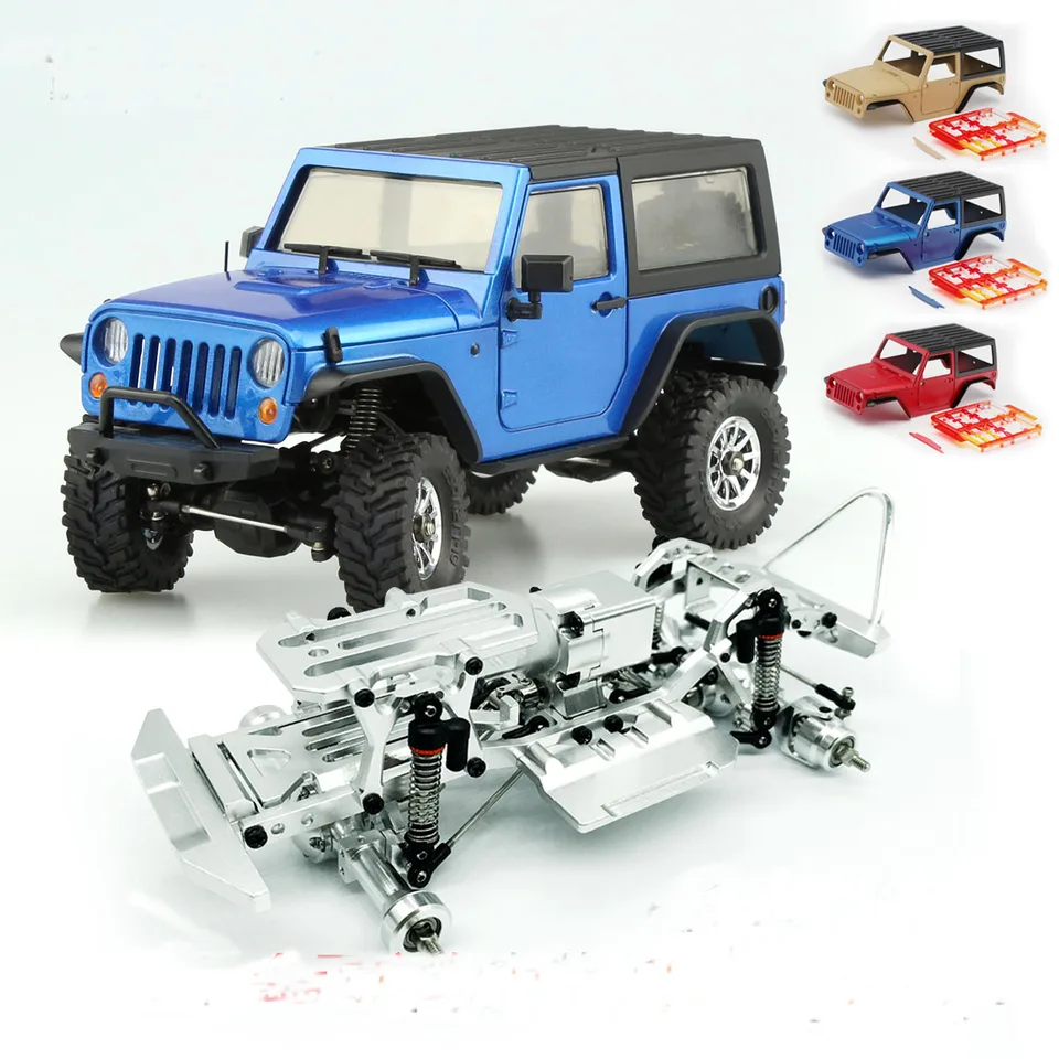 1/35 Nenolámaný model Mini diaľkové ovládanie terénne lezecké auto pre Orlandoo Hunter A01 Wrangler Crawler DIY diely