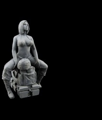 1/35 Scale US Sexy Ženské ženské miniatúry živice Model Súprava Obrázok ZDARMA DOPRAVA