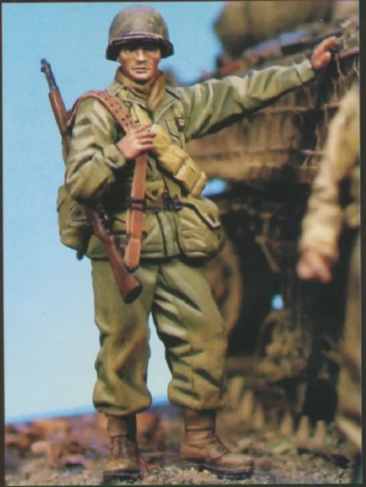 1/35 Scale Živice Soldier Model Model Model scéna US Army Single (No Tank) Hobby Diorama Undemembled and Lacted DIY Hračky