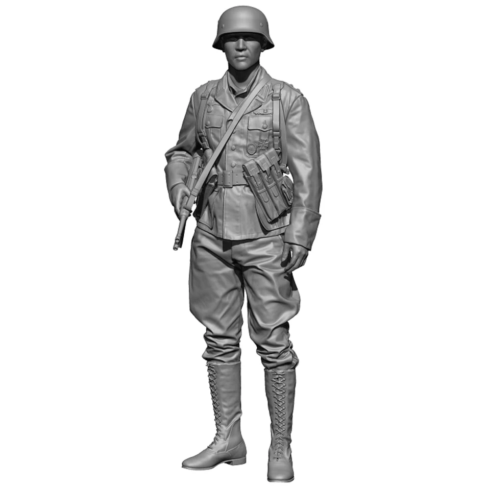 1/35 WW2 DAK OFFICE, GM, vojak postavy modelu živice, vojenské témy, nezasiahnutá a nenatretá súprava