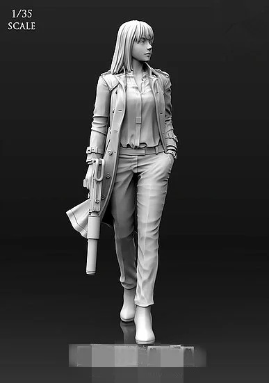 1/35 živici Obrázok Modelové súpravy Žena Agent 1 Obrázok nezasiahnutý nenatretý C480