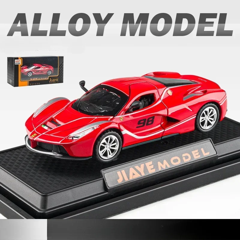1:36 Ferrari Laferrari Convertible hračky zliatiny automobil a hračky zvukové a ľahké vozidlá kolekcie automobilových hračiek