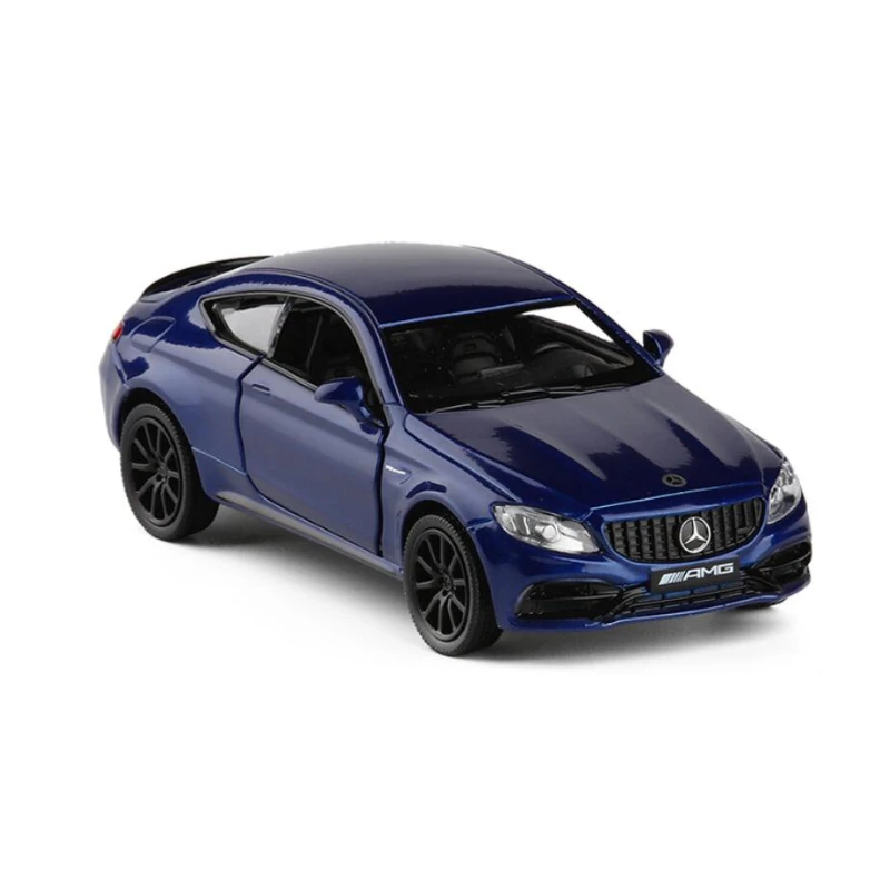 1:36 Mercedes Benz C63 AMG Coupe zliatiny Model simulácie auto vynikajúca hračkárska hračkárska hračkárstvo
