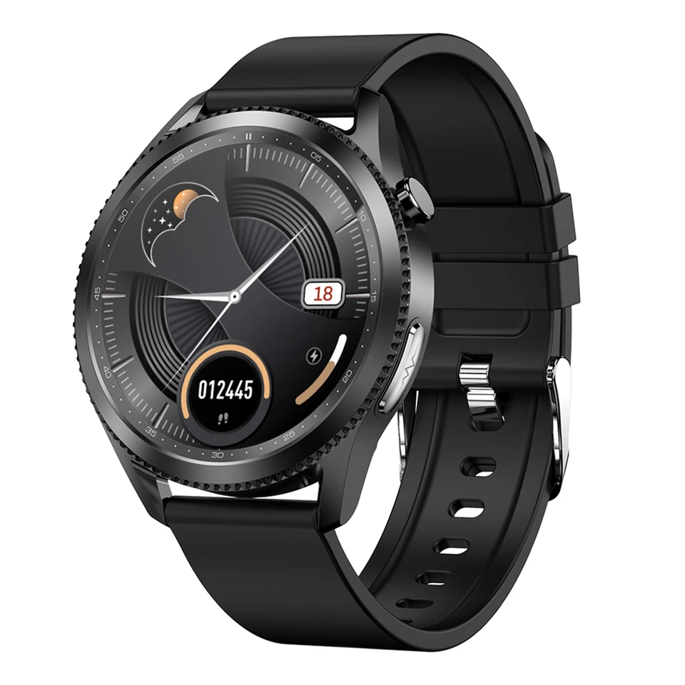 1.3in dotykovej obrazovky Náramok srdcovej frekvencie Krvný tlak EKG Monitor Smart Watch Men IP68 nepremokavé športové hodinky Fitness Tracker