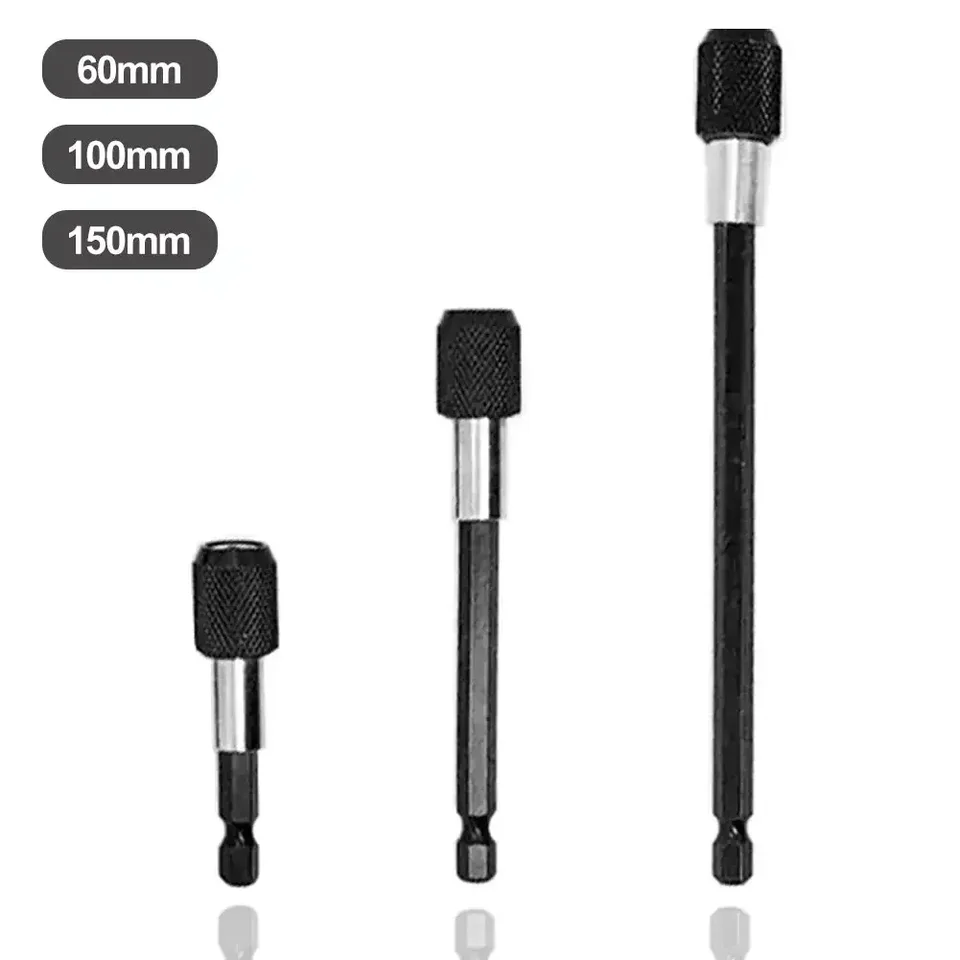 1/3ks 60-150 mm hexagonálne rýchle prepustenie samoliečovacieho predlžovacieho tyče elektrický vŕtač