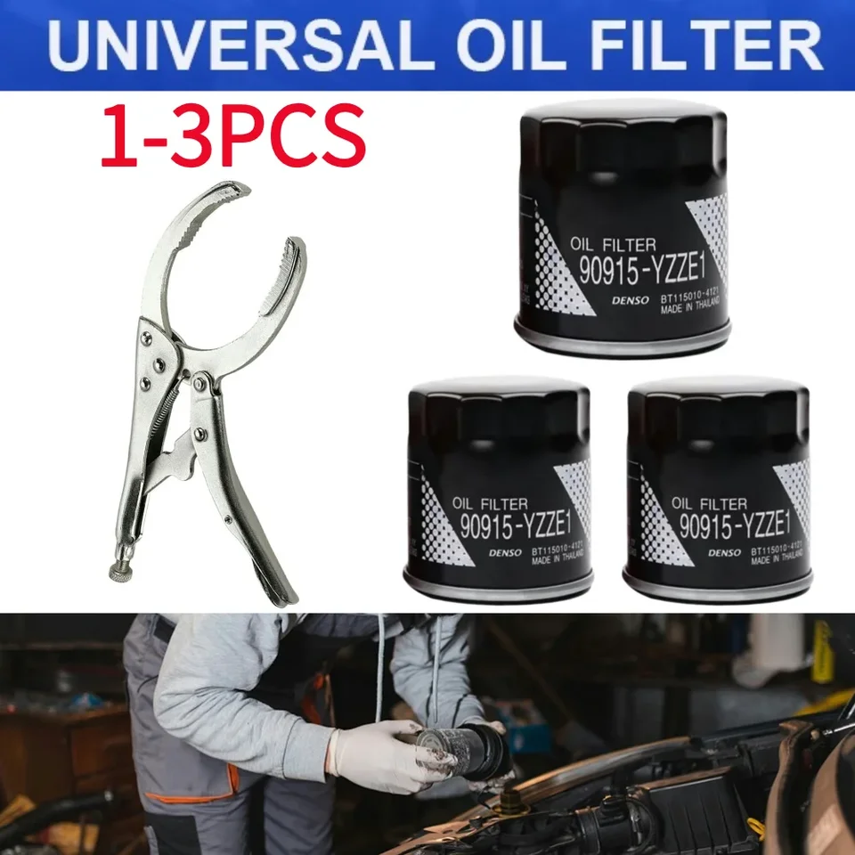 1-3ks automobilový olejový filter 90915-yzza3 yzze1 Auto palivový filter 91058 YZZC5 kov pre Toyota Avensis Estate T22 T25 T25 Výťahové časti automobilov