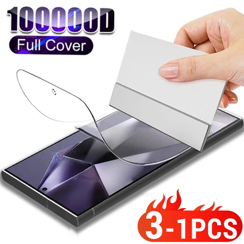 1-3ks filmy pre Samsung Galaxy S25 S24 S23 Ultra Plus S25 Plus chránič obrazovky Full Cover Hydrogel Film pre Galaxy S24 Ultra