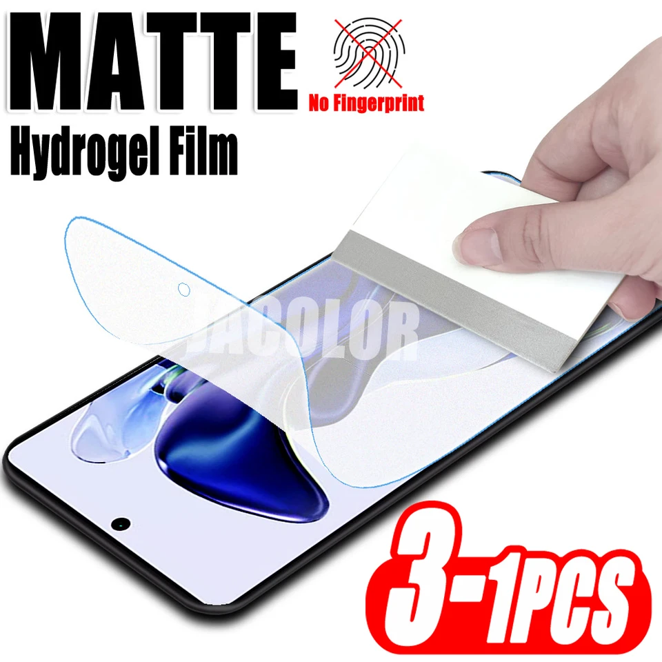 1-3ks matný chránič obrazovky Hydrogel Film pre Xiaomi 11T Pro 11i Hypercharge Hyper náboj 11TPRO pre ochranu gélového gélu Xiaomi11t
