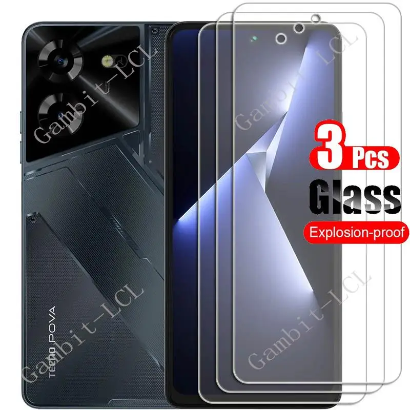 1-3ks temperované sklo pre Tecno Pova 5 Free Fire 6,78 