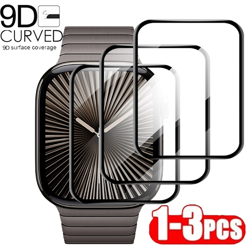 1-3ks zakrivená chránič obrazovky pre Apple Watch Series 10 42 mm 46 mm 9 8 7 SE 41 mm 45 mm 44 mm 44 mm Iwatch Ultra 2 49 m keramický film