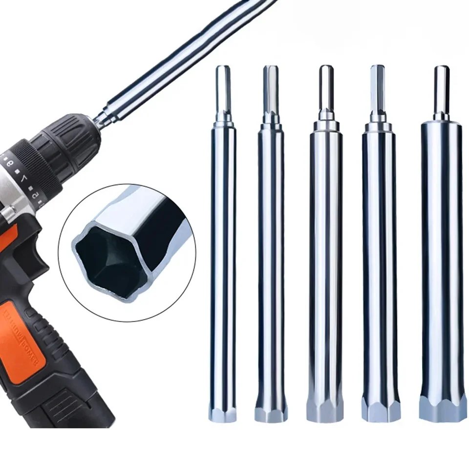 1/4/5ks na vyrovnanie zásuviek na vyrovnanie dutých skrutiek Chrome Chrome Vanadium Steel Hexagonal Hexagonal Sockets na vŕtanie