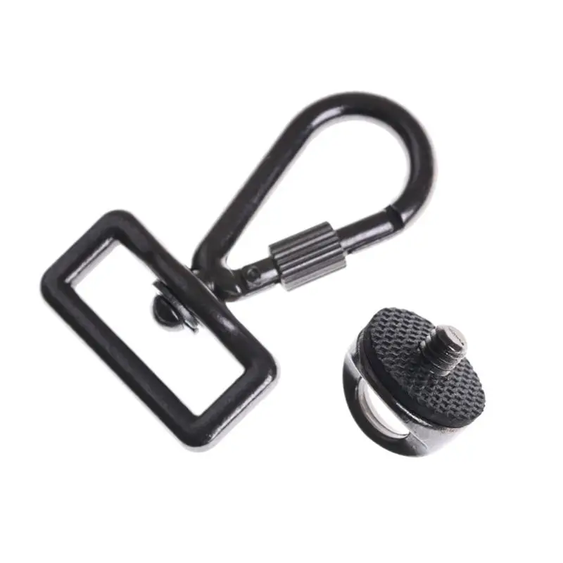 1/4 ”skrutkovač kovový spojovací háčik adaptér pre DSLR SLR Camera Camera Ramer Ramer Sling Rýchle krk pásový remeňový remeň Pase Príslušenstvo
