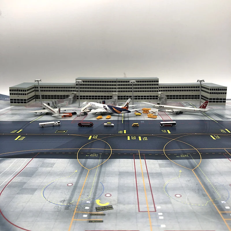 1/400 Airport Ground Service Terminál Terminál most Most Tower Street Light Service Paper Paper Aircraft Model Príslušenstvo