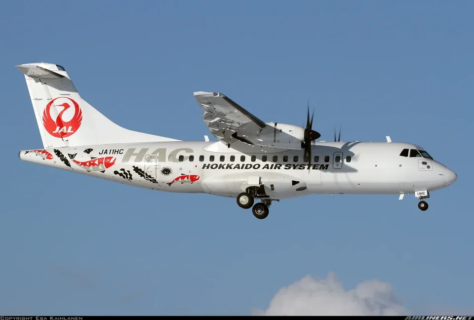 1: 400 Scale Japan Airlines ATR42-600 Jet JA01JC zliatiny Die Cast Aircraft Model dva dokončené modely osobných lietadiel