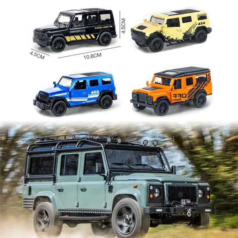 1:43 Model zliatiny automobilov odievka kovová hračky Off-road vozidlá auto simulácia Piahv