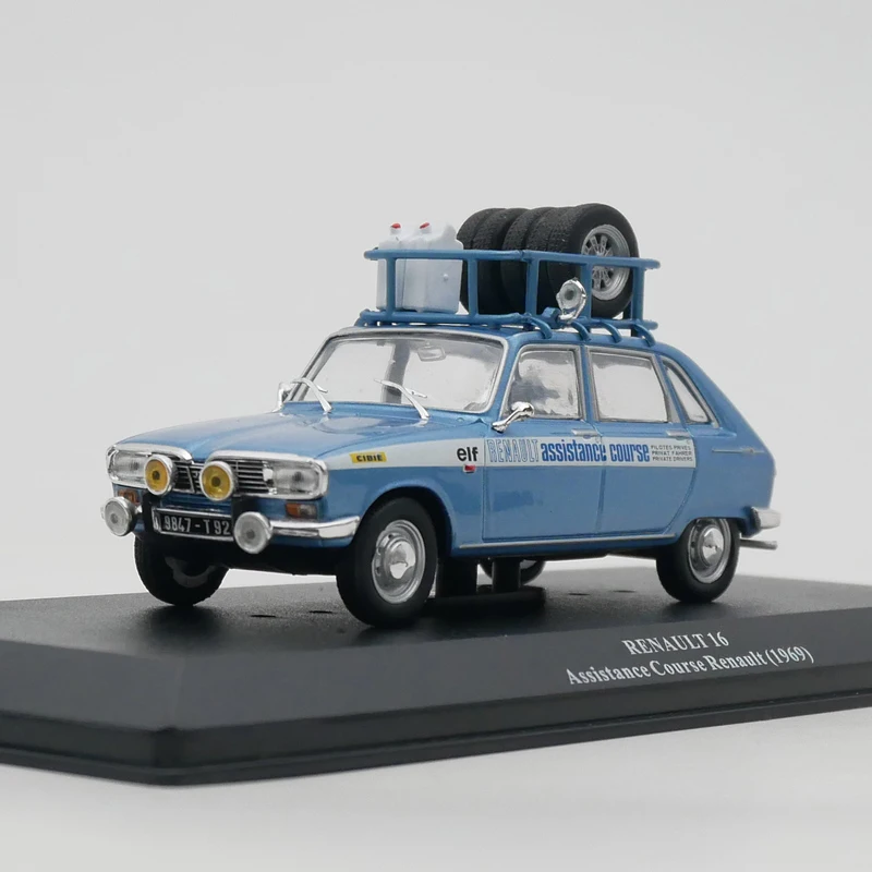 1:43 Stupnica 6 Kurz asistencie 1969 Racing Rescue Simulation zliatiny Model automobil statické zobrazenie Zberateľná hračka Darček