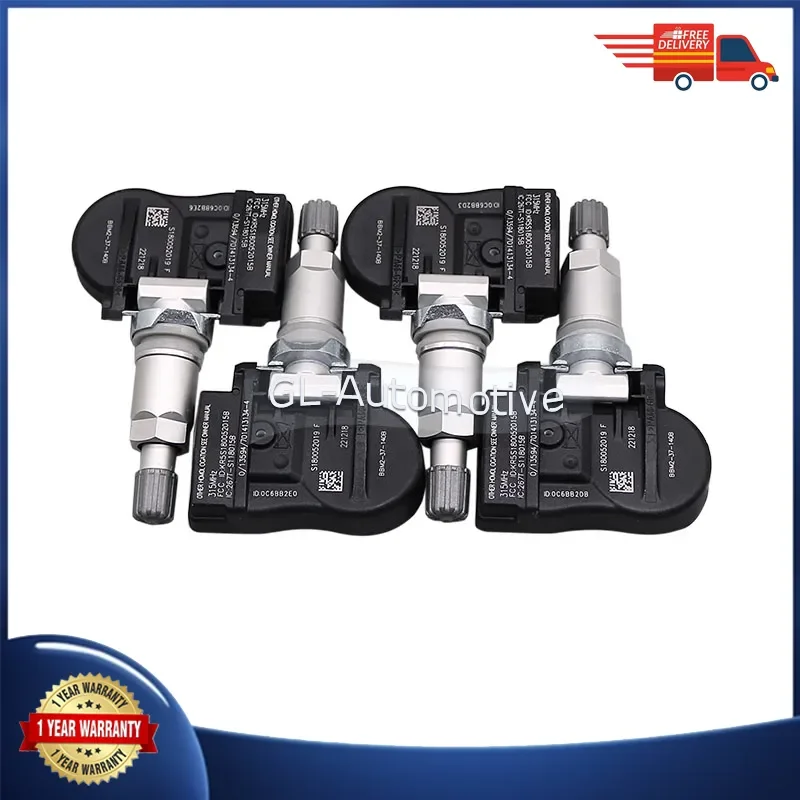 1/4ks 315 MHz BBM2-37-140B Senzor tlakového senzora TPMS pre Mazda 2 3 5 CX-7 CX-9 MX-5 RX-8 BHA437140B BHA4-37-140-A