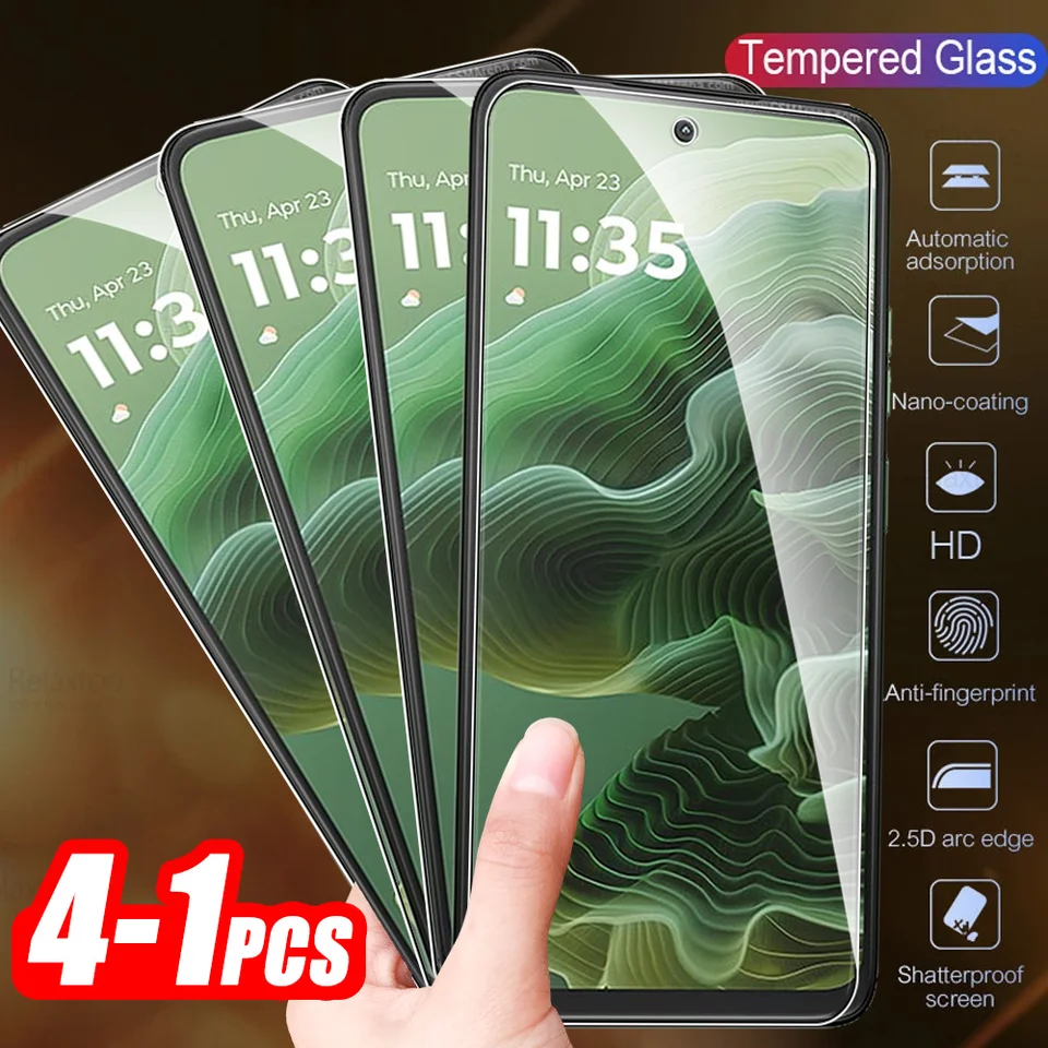1-4ks obrazovka chránič pre ochranné sklo Motorola G54 pre Moto G24 Power G04 G04S G34 ​​G84 G64 G35 G55 G75 G14 Temperované sklo