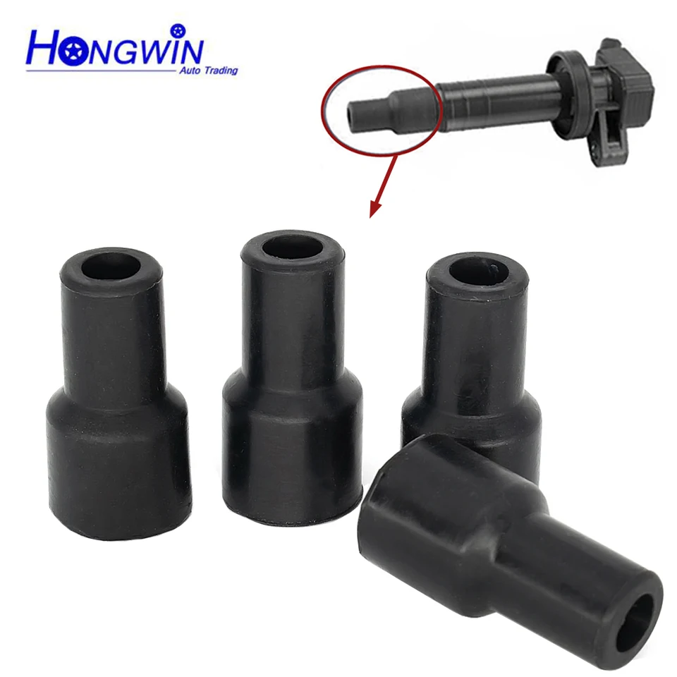 1-4ks zapaľovacia sviečka zapaľovacia guma pre Toyota Yaris Camry 90919-02243 90080-19023 90919-02239 90919-02248 90919-02250 UF-333