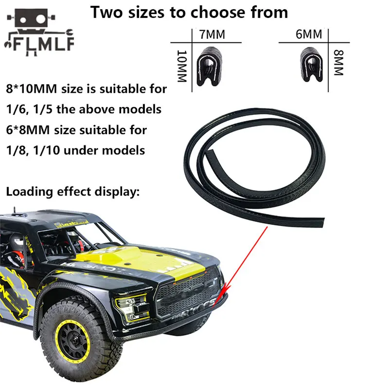 1/5 1/8 1/10 RC Ochrana na hrany hrania automobilu pre hpi baja losi hsp tarxxas trx-4 d90 Crawler Axial SCX10 CC01 RC4WD