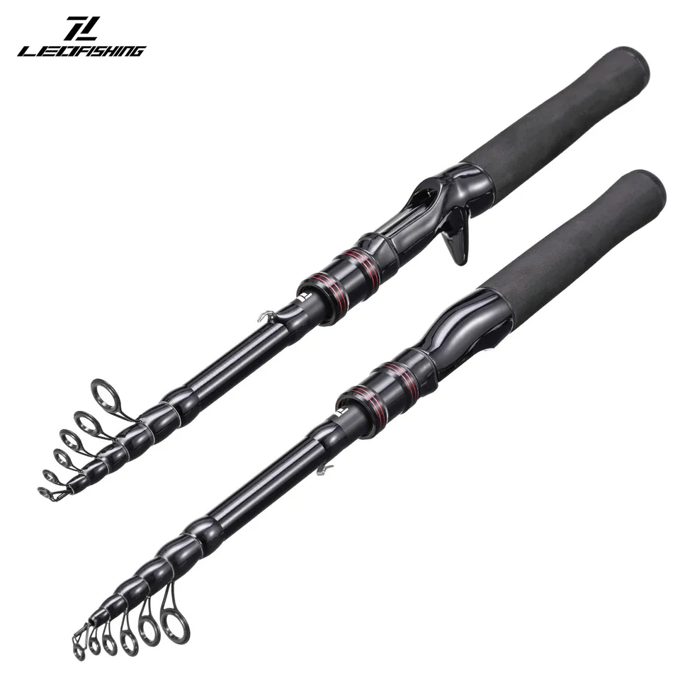 1,5/1,8/2,1 m teleskopický rybársky tyč Light Carbon Cast Rod Outdoor Fishing Tool Adsessory for Night Risking and Outdoor Risking