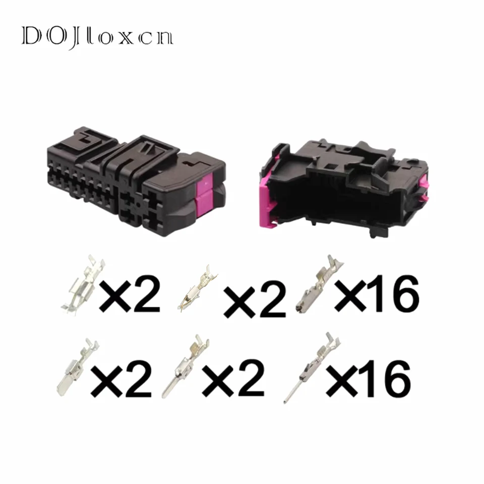 1/5/10/20/50 Sady 20 PIN Auto predné dvere L/R Connector Samec Skomanca 8E0 972 702 8E0 972 701 pre Audi A4 A6L A3 A8 Q7 Q7 Q3 Q5