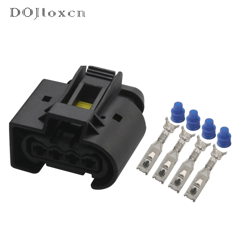 1/5/10/20 Sady 4 PIN nepremokavé puzdro Black Plug Wire Wibers Connectors 1JBJ219441491 pre BMW Mercedes Benz 2E0905229