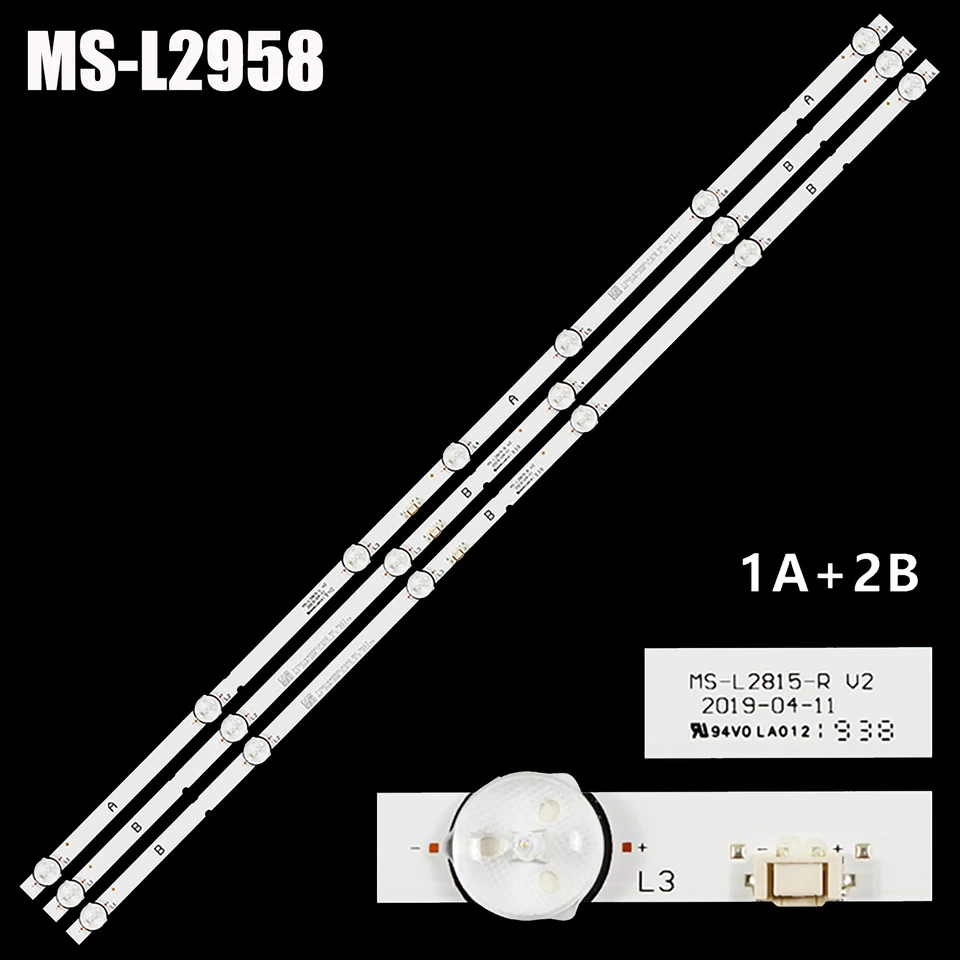 1/5/10 Kit LED podsvietenie pre MS-L2757 MS-L2958 40E20S MS-L2815-R MS-L2815-L V2 SDL400FY (QD0-C00) (39) -V400HJ9-PE1