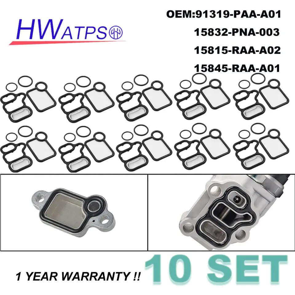 1/5/10 Sada pre Honda Civic SI CR-V Adccord Element ACURA RSX Solenoid Sool Cool Agnve Súprava 91319PAAA01 15832PNA003 15815RAAA02