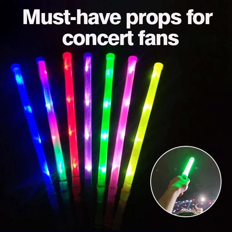 1/5/10ks KPOP LightSticks Idol Support Rods 48 cm Luminát fandenie tyče koncertu Light Stick GLEATION PREPRS DODÁVKY