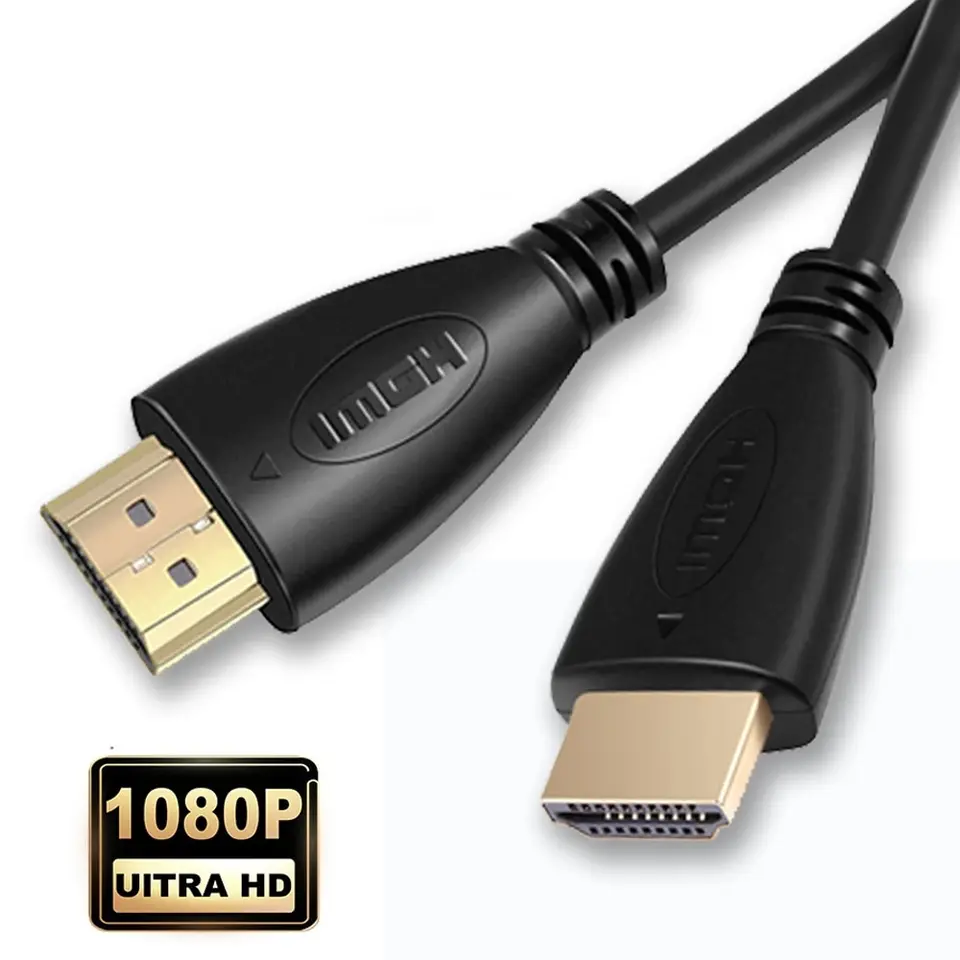 1,5/3/5M HDMI Kompatibilné káblové kábly Zlaté 1,4 1080p 3D kábel pre rozvodový kábel Splitter HDTV PS4