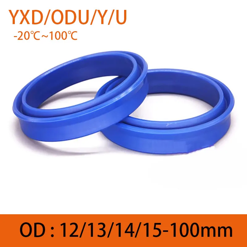 1/5/8ks YXD/ODU/Y/U typ PU hydraulický valcový olej OLEJATEĽA OD 12-100 mm tesnenie na odolnú teplotu kyseliny/alkali