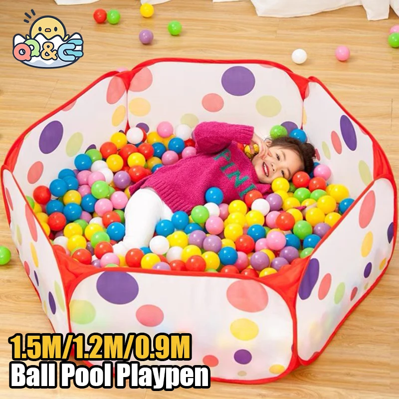 1,5 m/1,2 m/0,9 m Playpen for Children Detský bazén s bazénom s basketom na ihrisku stan oceán prenosné prenosné hračky Dievčatá