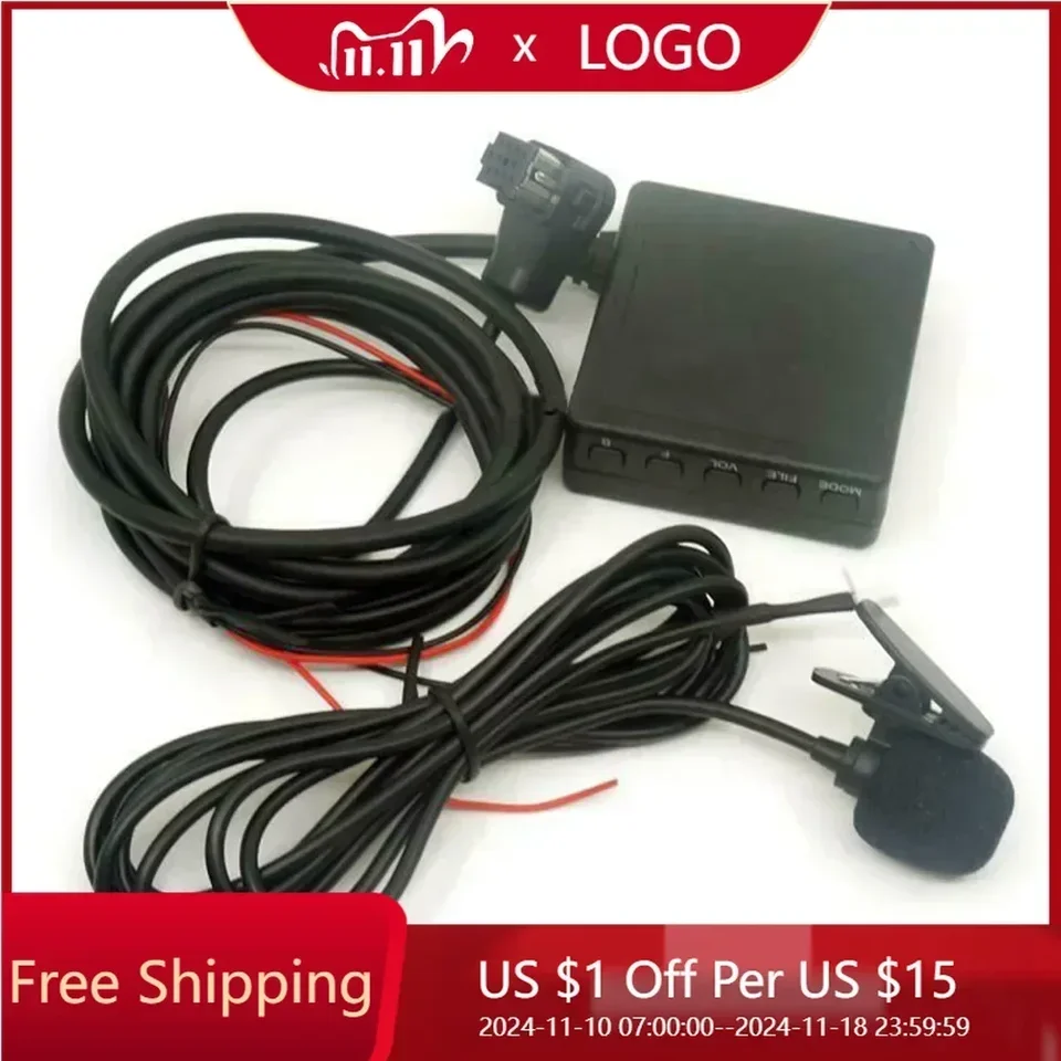 1,5 m pre priekopník IP-Bus Blue zubný modul 5.0aux USB Hudobný adaptér Wireless Audio Cable Mikrofónový adaptér auto Stereo príslušenstvo