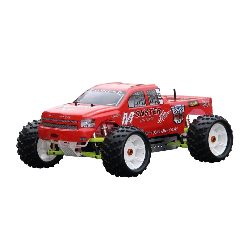 1: 5 Stupnica 30cc 2 zdvihový plynový motor 2021 One-Key Reverzná verzia 1/5 2,4G 4WD RC CAR RTROM