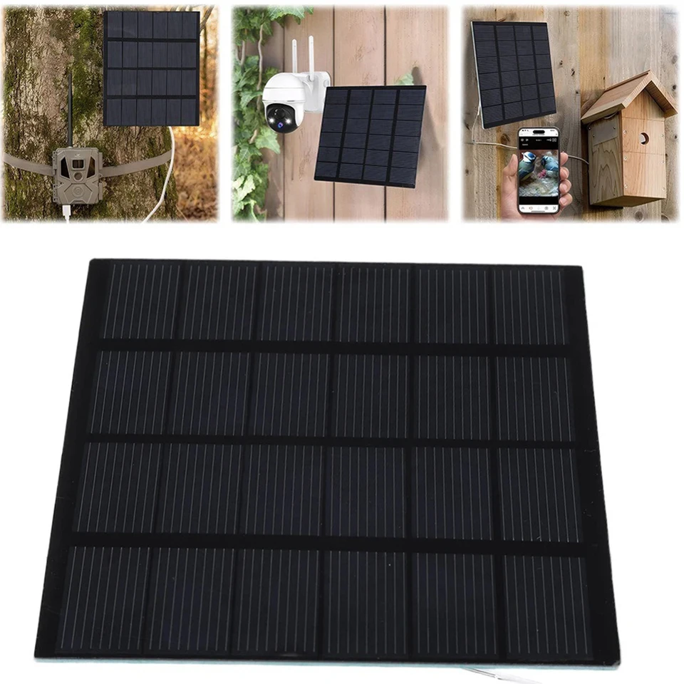 1,5 W 6V Solárny panel Smúľavé panely Smútok energie 110x92 mm Outdoor Solar Cell Solar Nabíjací panel pre kempingové turistické batohovanie