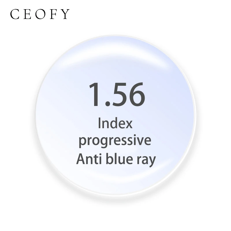 1,56 Index Progresívne šošovky na predpis progresívnych lúčov počítačov