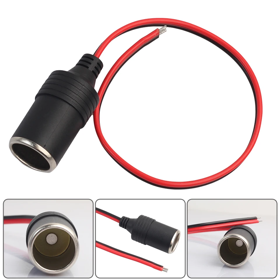 1-5ks 12v 10a Max 120 W cigareta Cigaret Spater Splitter Power Adapter nabíjačka kábel ženský objímkový konektor adaptér káblová poistka AC