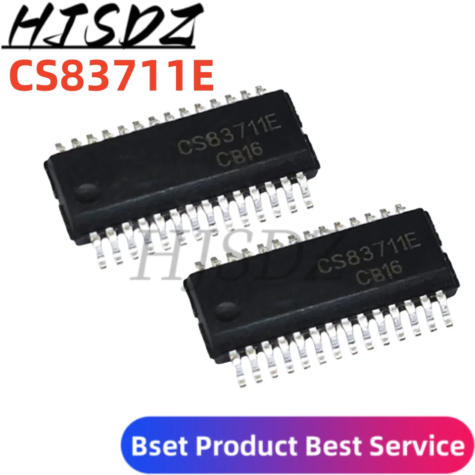 1-5ks CS83711e Nový 2 * 16,5 W dual-kanál triedy D Audio výkonný zosilňovač čip EQA28