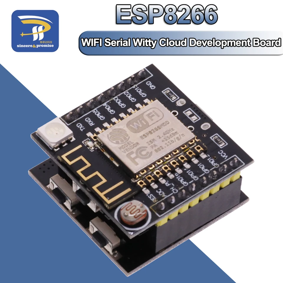1-5ks ESP8266 ESP-12F Serial WiFi Mini Development Board pre Arduino nodemcu ch340 Micro USB modul pre Arduino Witty Cloud