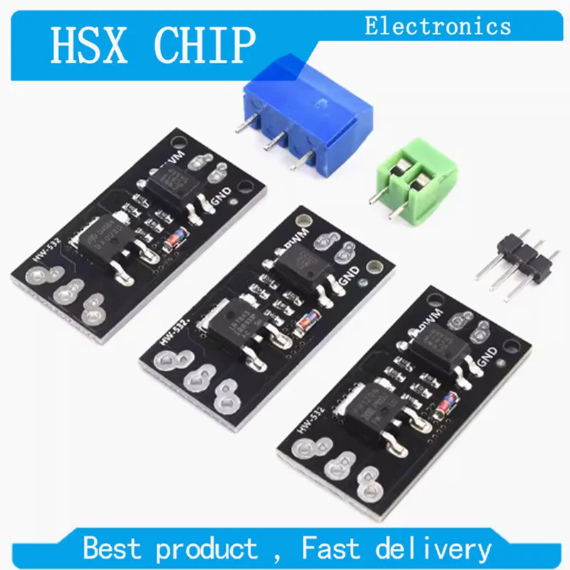 1/5ks izolovaný MOSFET MOS MOS Efekt Tube Modul FR120N LR7843 AOD4184 doska