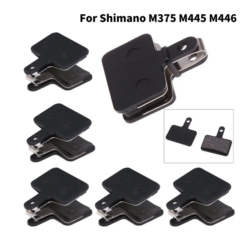 1-5ks MTB Bicycle Resin Semimetal Disk Brzdové doštičky pre Shimano B01S M375 M395 M446 M485 M486 M416 Deore M515 M525 Brzdenie bicyklov